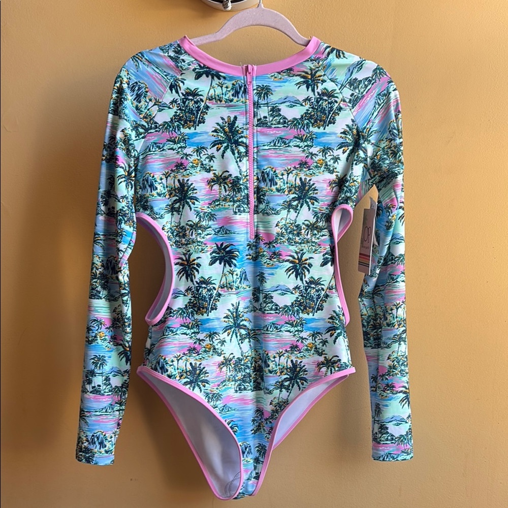 NWT OP Cutout One Piece Swimsuit Size XL
